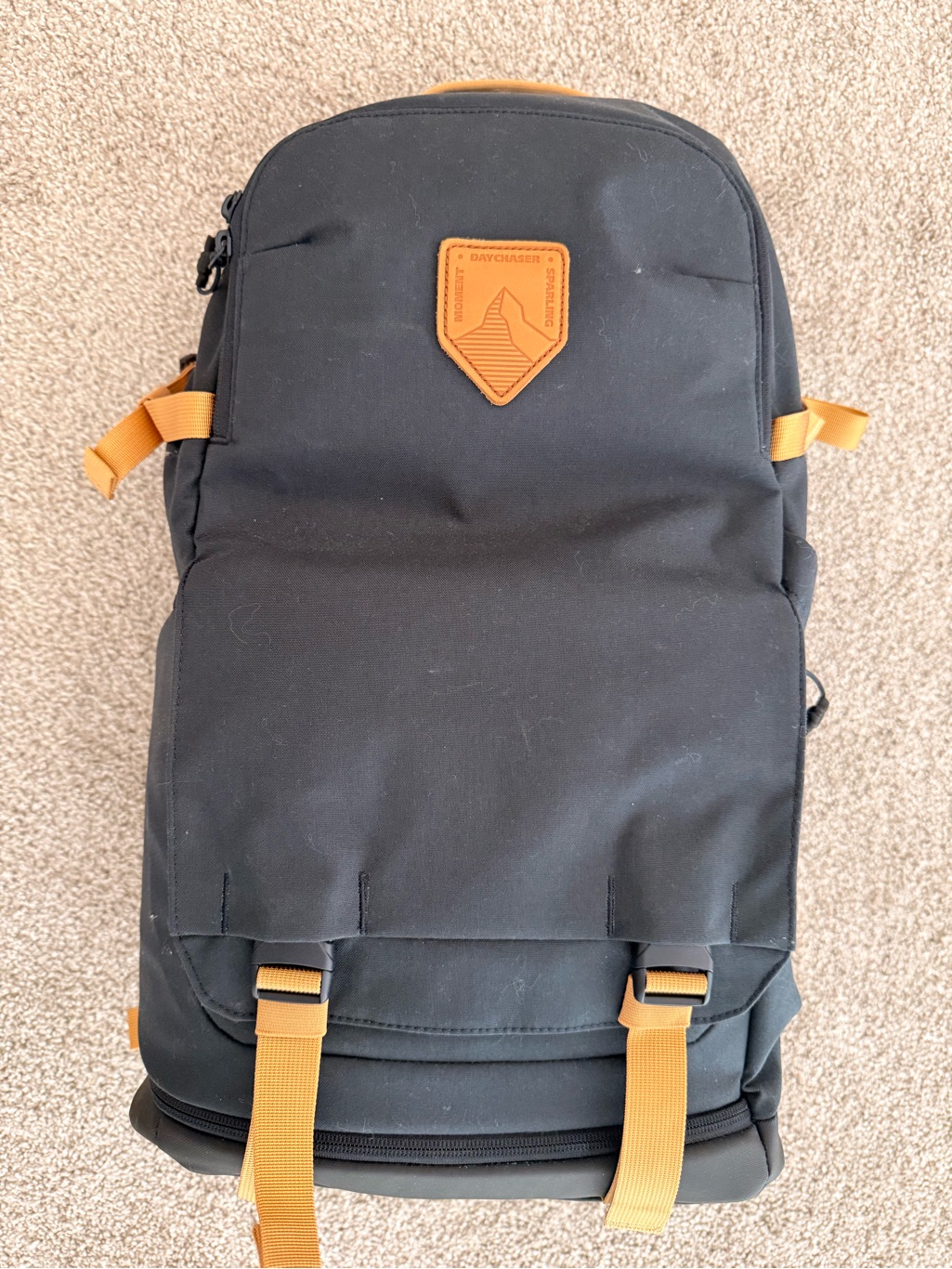 Black And Tan Everyday Backpack By (Unknown)